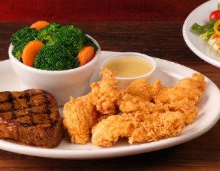 chicken critters and sirloin 6oz