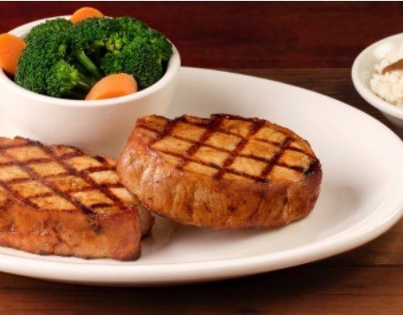 grilled pork chops